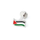 Palestine - Surgical Steel Flag Labret