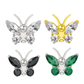 Bella - Titanium Butterfly Stud