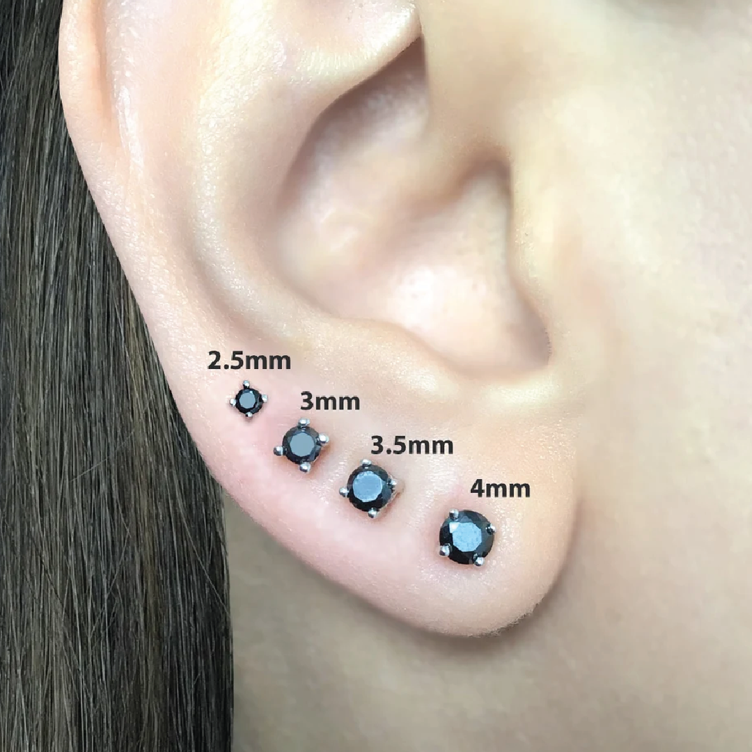 Titanium deals lobe earrings