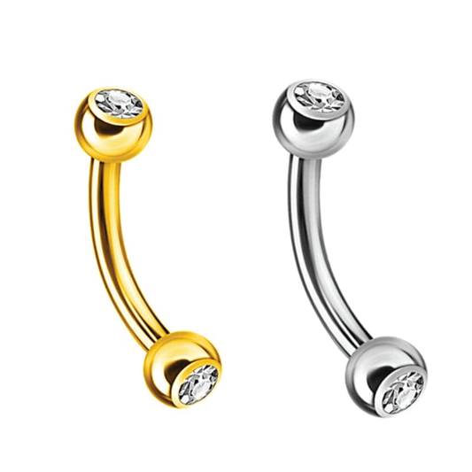 Raya - Titanium Rook Curved Barbell