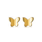 Aria - Surgical Steel Threadless Butterfly Stud