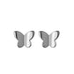 Aria - Surgical Steel Threadless Butterfly Stud