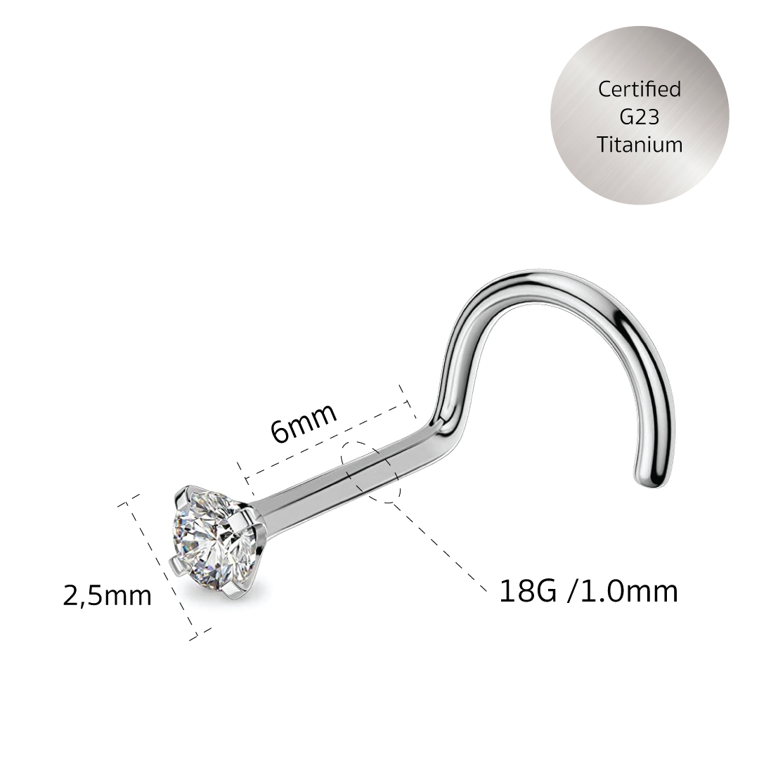 Nova - Titanium Nose Screw